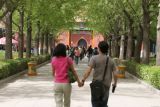 Janine and Hy at the Entrance to the Lama Temple