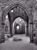 Inside St Germans Cathedral, Peel Castle