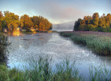 Aboyne Loch - The sun breaks over the horizon