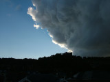 Dover castle and a really big cloud!