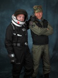 Major Tom and SG-1 Officer