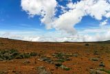 The saddle resembles a Mars landscape