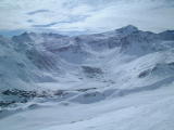 Tignes seen from LAlpage (2,438m) - Feb 2006