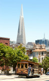 Cable Car & Transamerica Pyramid