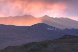 Stormy sunset from Trail Ridge Road
