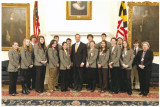 Emily at the Right Hand of Maryland Govenor Martin OMalley