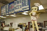 Betty Boop at the Laurel Meat Market Deli Counter