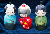 Three Kokeshi