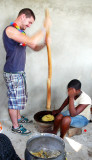 Pounding Fufu