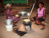 Preparing Banku