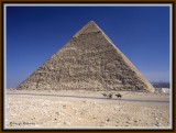 EGYPY - GIZA - PYRAMID OF KHAFRE