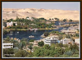 EGYPT - ASWAN WITH ELEPHANTINE ISLAND ON THE NILE