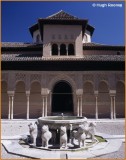 SPAIN - GRANADA - ALHAMBRA - PATIO OF THE LIONS