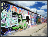 GERMANY - BERLIN - A SECTION OF THE BERLIN WALL  