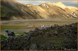  OUR CAMP FOR THE NIGHT - CENTRAL ICELAND