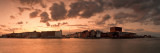 Copenhagen Harbour Summer Sunset Panorama