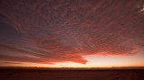 Desert Clouds on Fire at Dusk