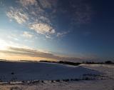 Snowy valley and sky 2