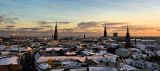 Snowy rooftops of Copenhagen 2