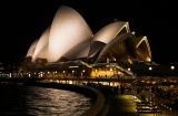 Opera House at night