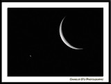 Moon and Venus on 4/22/09