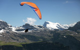 Look, over there is mount Titlis..!