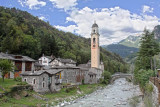 A small village close to Chiavenna (Italy