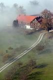 Misty morning at Gubel (Farmerhouse Bergli)