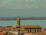 birdeyes view from the tower in San Marco