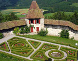 Garden of Gruyure castle