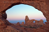Turret Arch, Minutes Before Sunrise