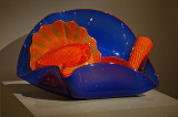 Ultramarine Stemmed Form with Orange -  Dale Chihuly, 1988