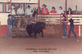 Me on a mad hamburger at Kowbell Rodeo Arena, Mansfield Texas