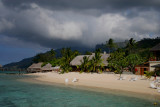 Beach seen from the lagoon