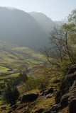 Seathwaite valley northwards from Sour Milk Gill