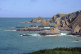 Broad beach from Hartland Quay
