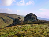 markers above descent to Tavy
