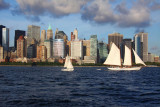 Sails on Hudson River