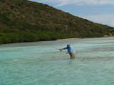 Bob Paino Flyfishing Vodka Clear waters off Tortola, Brit Virgin Islands 60519