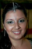 Meital, a Indian bride to be, at her Mehendi (Henna) ceremony