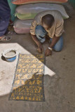 Painting Mud Cloth