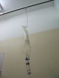 The empty IV bag.  Damn, that felt good. Ahhh.