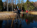 Skridskopremiär innan samling på Högbo bruk