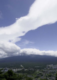 A Cloud Covered Mt. Fuji