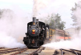 Backing out of the yard on Sunday morning. 
