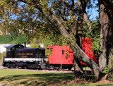 CTC #4 leads the Rambler past Riverside park