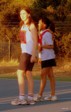 Sarah at netball