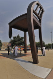 The broken chair
