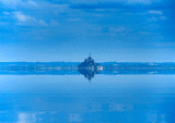 Reflection of Mt. Saint-Michel.gif