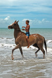 On the beach...